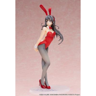 Rascal Does Not Dream of Bunny Girl Senpai Estatua 1/7 Mai Sakurajima Red Bunny Girl Ver. 27 cm