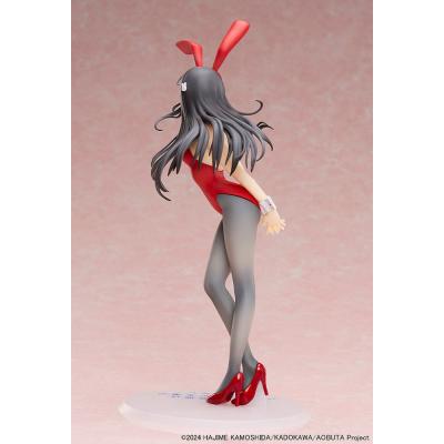 Rascal Does Not Dream of Bunny Girl Senpai Estatua 1/7 Mai Sakurajima Red Bunny Girl Ver. 27 cm