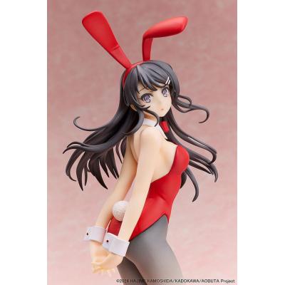 Rascal Does Not Dream of Bunny Girl Senpai Estatua 1/7 Mai Sakurajima Red Bunny Girl Ver. 27 cm