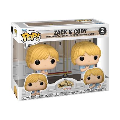 Hotel, dulce hotel: Las aventuras de Zack y Cody Pack de 2 POP! Television Vinyl Figuras Zack & Cody 9 cm