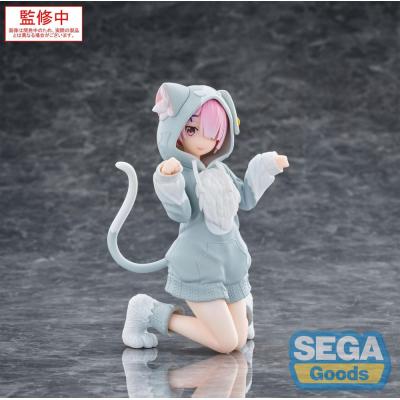 Re:Zero Starting Life in Another World Estatua PVC Yumemirize Ram Mofumofu Pack 11 cm
