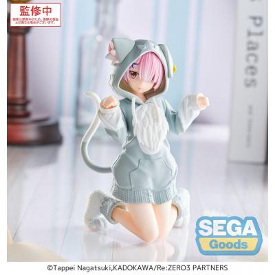 Re:Zero Starting Life in Another World Estatua PVC Yumemirize Ram Mofumofu Pack 11 cm
