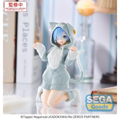 Re:Zero Starting Life in Another World Estatua PVC Yumemirize Rem Mofumofu Pack 11 cm
