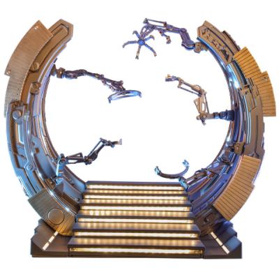 Marvel's The Avengers Set Accesorios Accessories Collection Series Iron Man Suit-Up Gantry