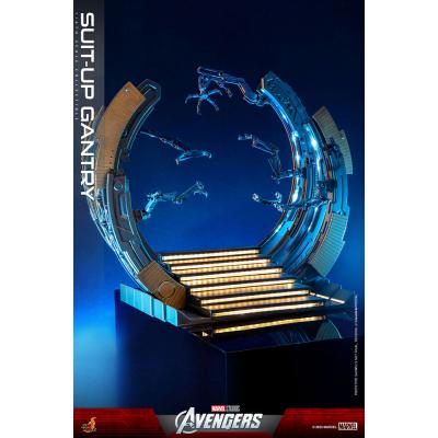 Marvel's The Avengers Set Accesorios Accessories Collection Series Iron Man Suit-Up Gantry