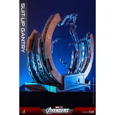 Marvel's The Avengers Set Accesorios Accessories Collection Series Iron Man Suit-Up Gantry