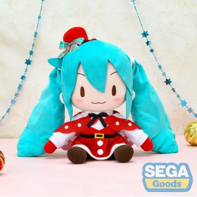 Character Vocal Series 01: Hatsune Miku Peluche Fuwa Petit Hatsune Miku Christmas LL 35 cm