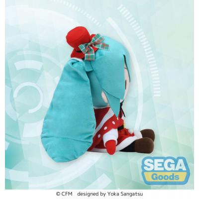 Character Vocal Series 01: Hatsune Miku Peluche Fuwa Petit Hatsune Miku Christmas LL 35 cm