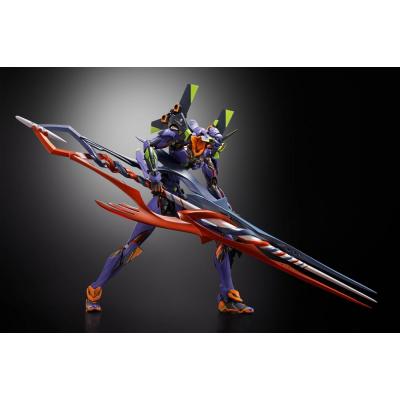 Neon Genesis Evangelion Figura Diecast Metal Build Eva Test Type-01 30th with the Spear of Gaius 22 cm