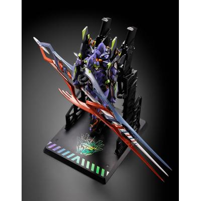 Neon Genesis Evangelion Figura Diecast Metal Build Eva Test Type-01 30th with the Spear of Gaius 22 cm