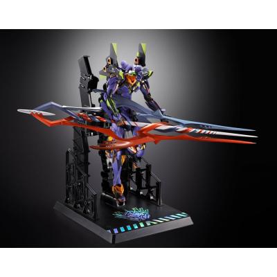 Neon Genesis Evangelion Figura Diecast Metal Build Eva Test Type-01 30th with the Spear of Gaius 22 cm