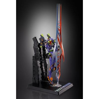 Neon Genesis Evangelion Figura Diecast Metal Build Eva Test Type-01 30th with the Spear of Gaius 22 cm