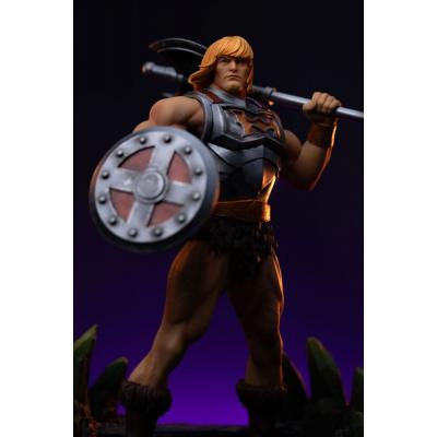 Masters of the Universe Estatua 1/10 Art Scale He-Man Battle Armor Version heo Exclusice 23 cm