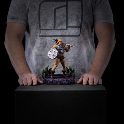 Masters of the Universe Estatua 1/10 Art Scale He-Man Battle Armor Version heo Exclusice 23 cm