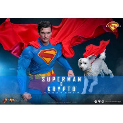 Superman (2025) Figura Movie Masterpiece 1/6 Superman & Krypto 33 cm