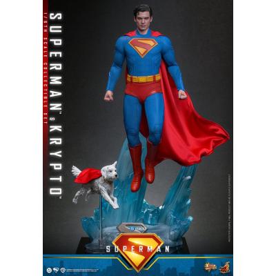 Superman (2025) Figura Movie Masterpiece 1/6 Superman & Krypto 33 cm