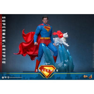 Superman (2025) Figura Movie Masterpiece 1/6 Superman & Krypto 33 cm