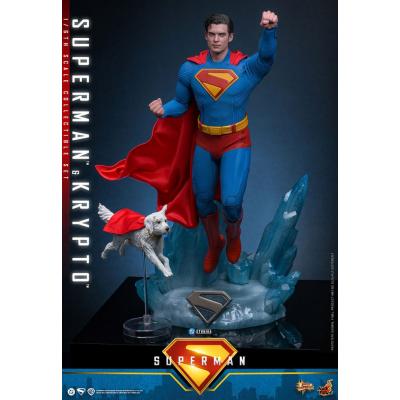 Superman (2025) Figura Movie Masterpiece 1/6 Superman & Krypto 33 cm