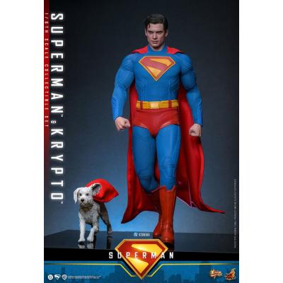 Superman (2025) Figura Movie Masterpiece 1/6 Superman & Krypto 33 cm