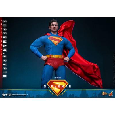 Superman (2025) Figura Movie Masterpiece 1/6 Superman & Krypto 33 cm