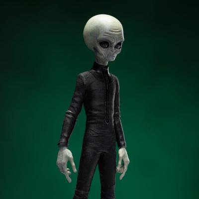 I want to Believe Estatua 1/10 Art Scale Alien Grey 21 cm