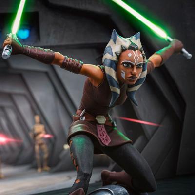 Star Wars: The Clone Wars Estatua 1/10 Art Scale Ahsoka Tano 19 cm