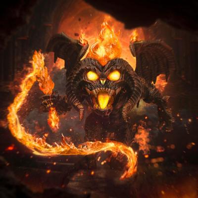 El Señor de los Anillos Minifigura Mini Co. PVC Balrog 17 cm