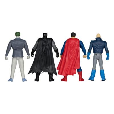 DC Direct Page Punchers Pack de 4 Figuras Batman & Son of Batman & Superman & Joker 7 cm