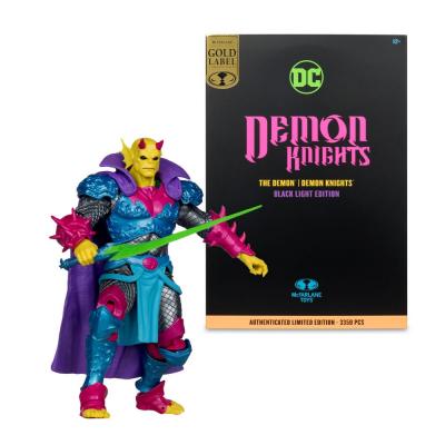 DC Multiverse Figura The Demon (Demon Knights) Black Light Edition (Gold Label) 18 cm