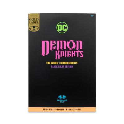 DC Multiverse Figura The Demon (Demon Knights) Black Light Edition (Gold Label) 18 cm