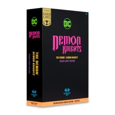 DC Multiverse Figura The Demon (Demon Knights) Black Light Edition (Gold Label) 18 cm
