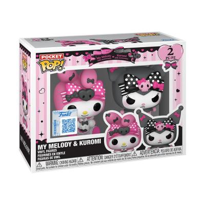 Hello Kitty Pack de 2 Llaveros POP! Vinyl My Melody & Kuromi 4 cm