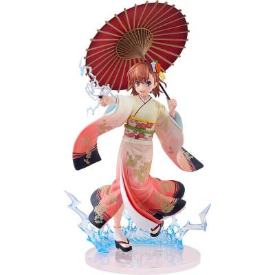 A Certain Scientific Railgun T Estatua 1/7 Mikoto Misaka Furisode Kimono Ver. 28 cm