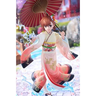A Certain Scientific Railgun T Estatua 1/7 Mikoto Misaka Furisode Kimono Ver. 28 cm