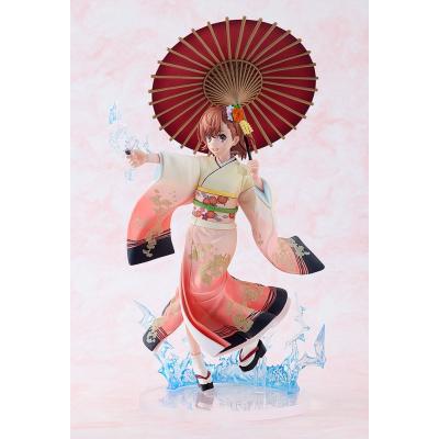 A Certain Scientific Railgun T Estatua 1/7 Mikoto Misaka Furisode Kimono Ver. 28 cm
