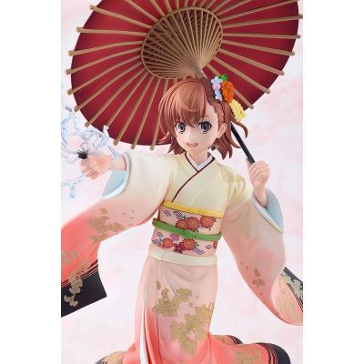 A Certain Scientific Railgun T Estatua 1/7 Mikoto Misaka Furisode Kimono Ver. 28 cm