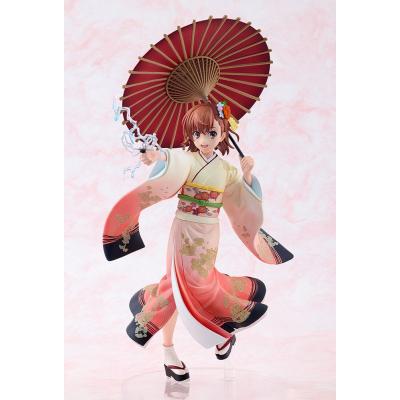 A Certain Scientific Railgun T Estatua 1/7 Mikoto Misaka Furisode Kimono Ver. 28 cm