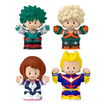 My Hero Academia Pack de 4 Minifiguras Fisher-Price Little People Collector 7 cm