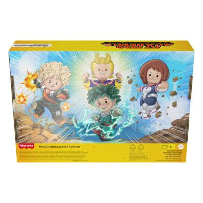 My Hero Academia Pack de 4 Minifiguras Fisher-Price Little People Collector 7 cm