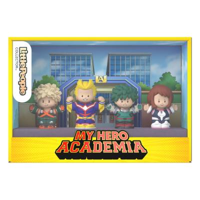 My Hero Academia Pack de 4 Minifiguras Fisher-Price Little People Collector 7 cm