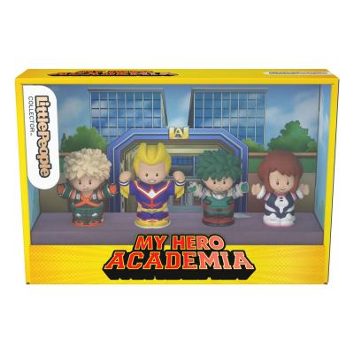 My Hero Academia Pack de 4 Minifiguras Fisher-Price Little People Collector 7 cm