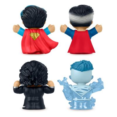 DC Comics Pack de 4 Minifiguras Fisher-Price Little People Collector Superman: Through the Ages 7 cm