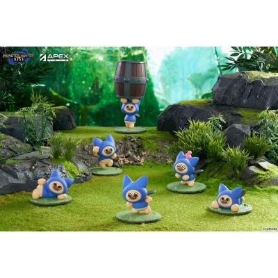 Monster Hunter Rise Pack de 6 Figuras Felyne Cat