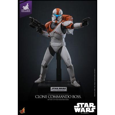 Star Wars: The Clone Wars Figura 1/6 Clone Commando Boss Hot Toys Exclusive 30 cm
