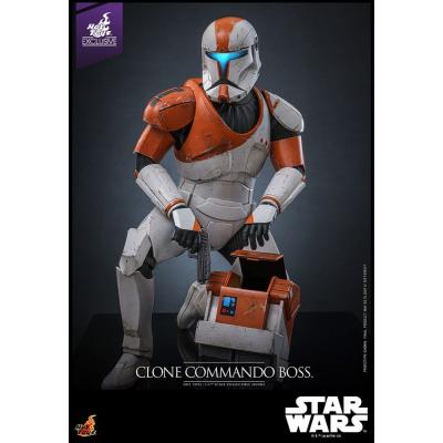 Star Wars: The Clone Wars Figura 1/6 Clone Commando Boss Hot Toys Exclusive 30 cm