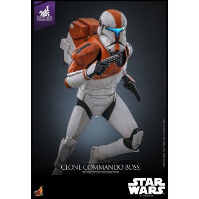 Star Wars: The Clone Wars Figura 1/6 Clone Commando Boss Hot Toys Exclusive 30 cm