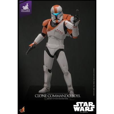 Star Wars: The Clone Wars Figura 1/6 Clone Commando Boss Hot Toys Exclusive 30 cm