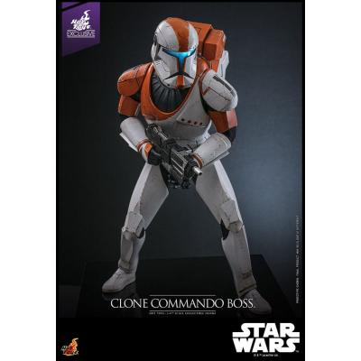 Star Wars: The Clone Wars Figura 1/6 Clone Commando Boss Hot Toys Exclusive 30 cm