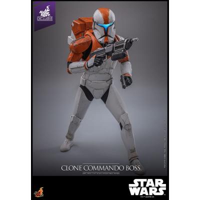 Star Wars: The Clone Wars Figura 1/6 Clone Commando Boss Hot Toys Exclusive 30 cm