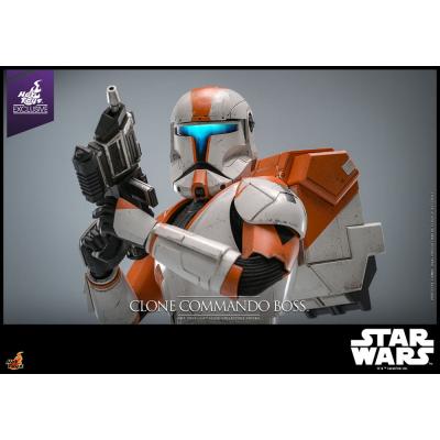 Star Wars: The Clone Wars Figura 1/6 Clone Commando Boss Hot Toys Exclusive 30 cm